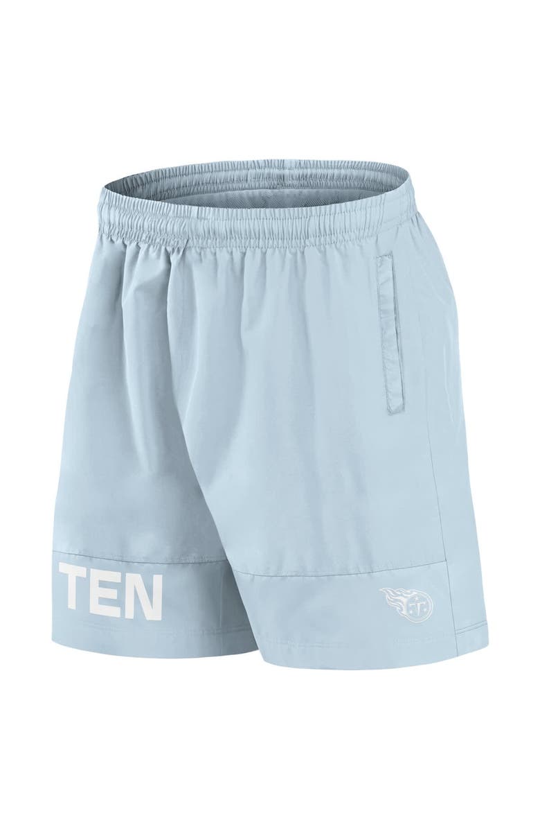 FANATICS Men's Fanatics Light Blue Tennessee Titans Elements Shorts, Alternate, color, Light Blue
