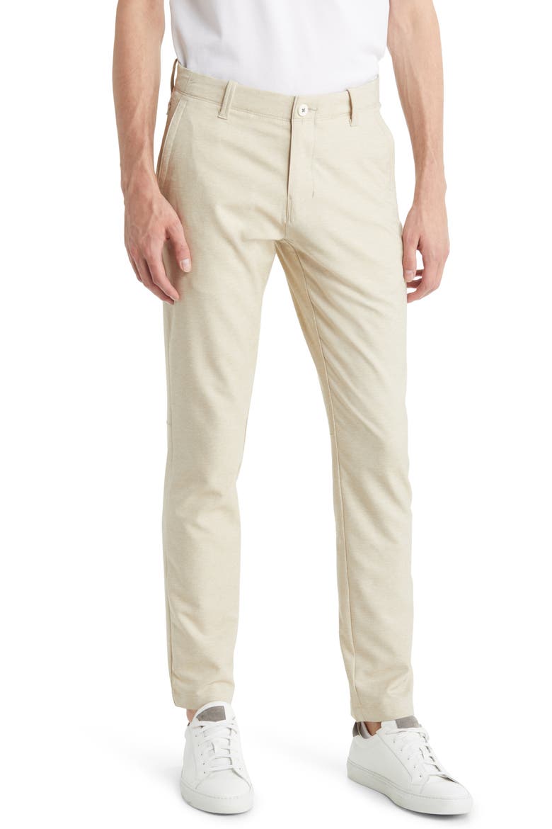 On Par IslandZone® Flat Front Golf Pants, Main, color, CHINO