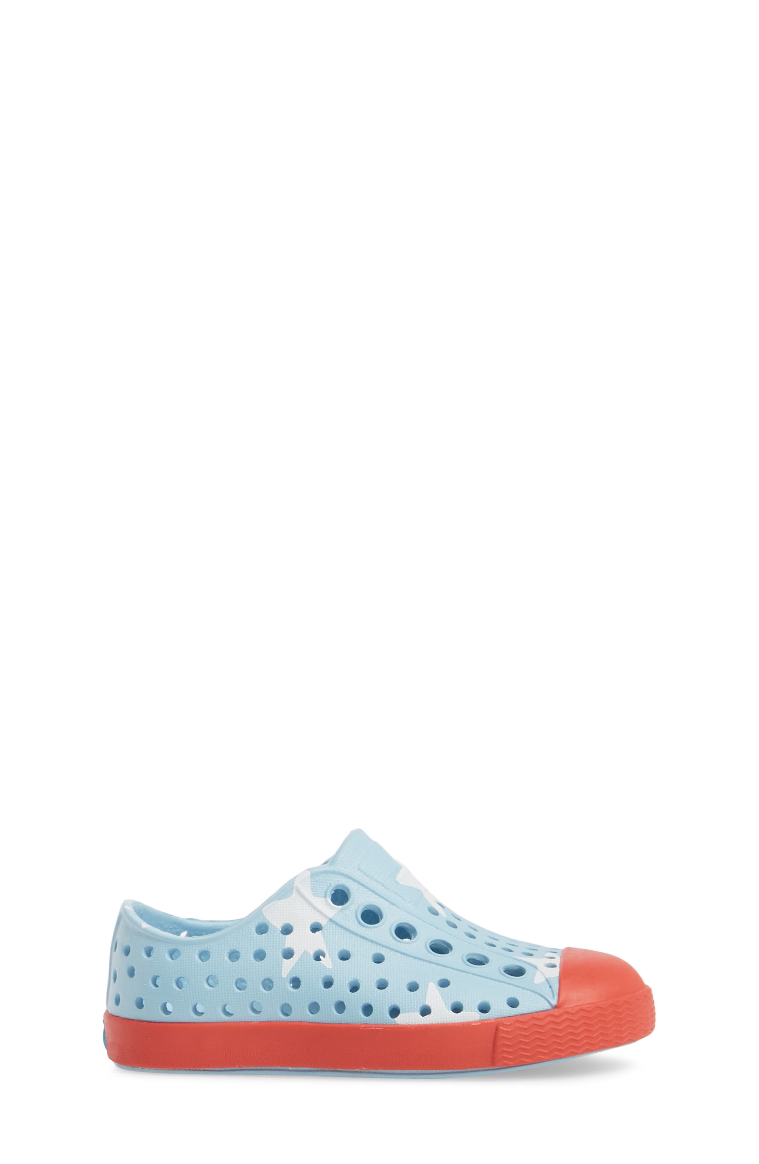 Jefferson Quartz Slip-On Vegan Sneaker, Alternate, color, SKY BLUE/ TORCH RED/ BIG STAR