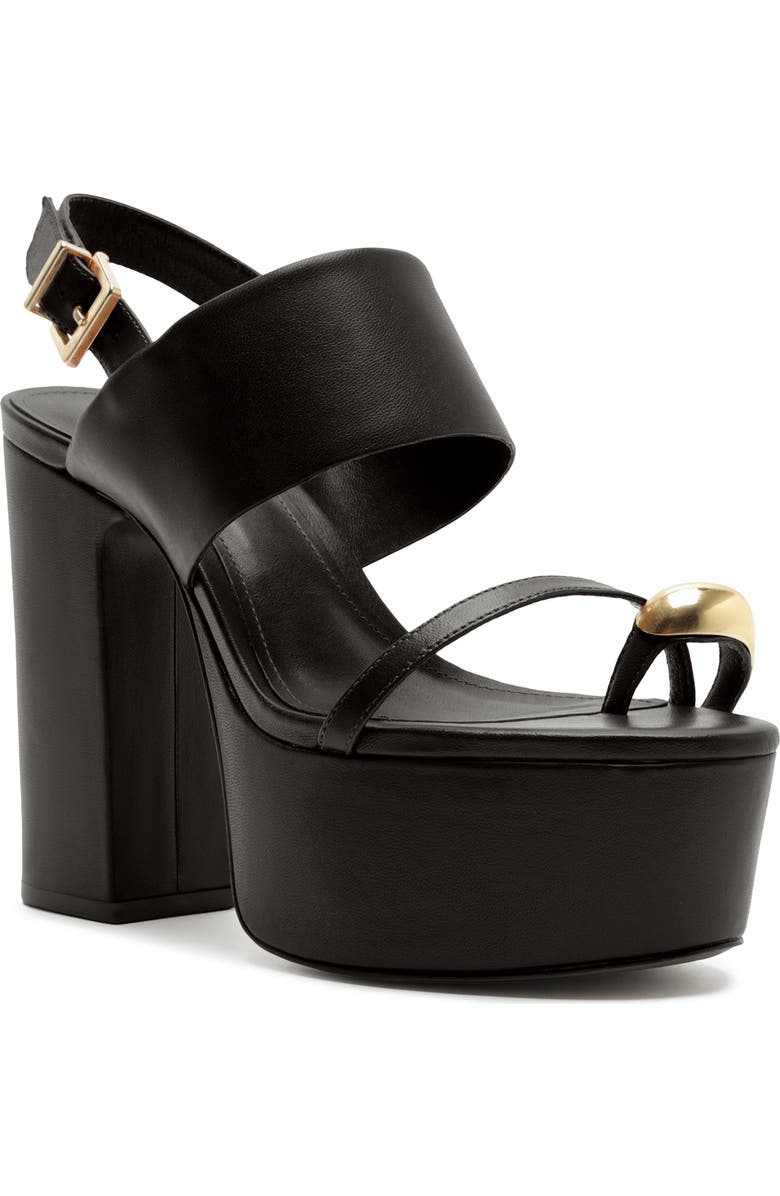 Schutz Mandy Slingback Platform Sandal, Main, color, Black