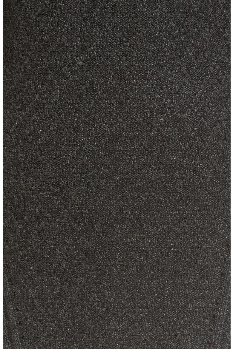 Treasure&Bond Turtleneck Sweater Dress, Alternate, color, GREY DARK CHARCOAL HEATHER
