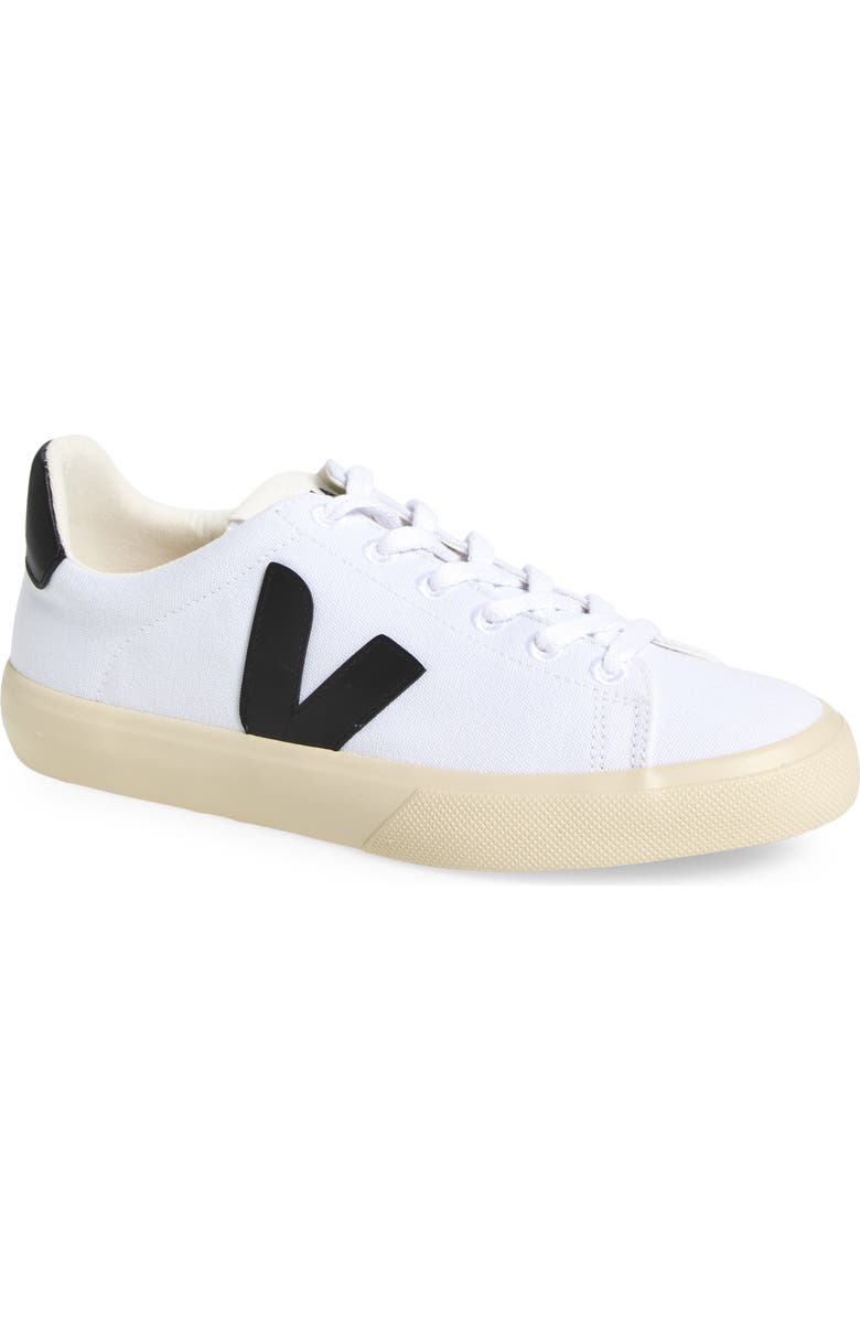 Veja Campo Canvas Sneaker, Main, color, White Black