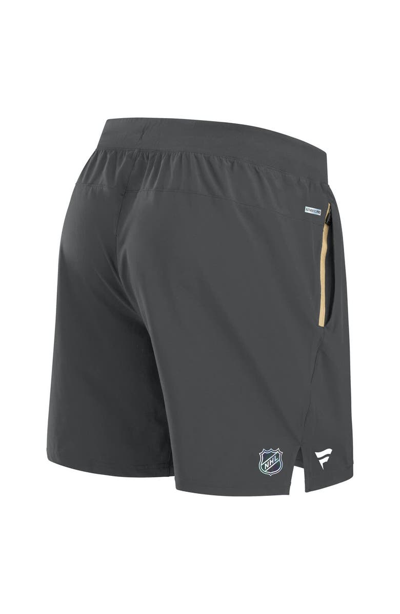 FANATICS Men's Fanatics Gray Vegas Golden Knights Authentic Pro Rink Performance Shorts, Alternate, color, Gray