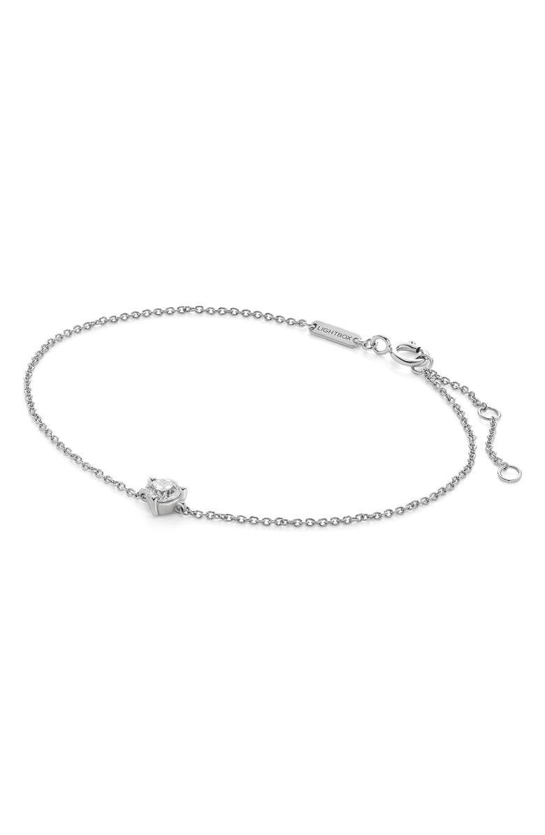 LIGHTBOX 0.25-Carat Lab Grown Diamond Station Bracelet, Alternate, color, 