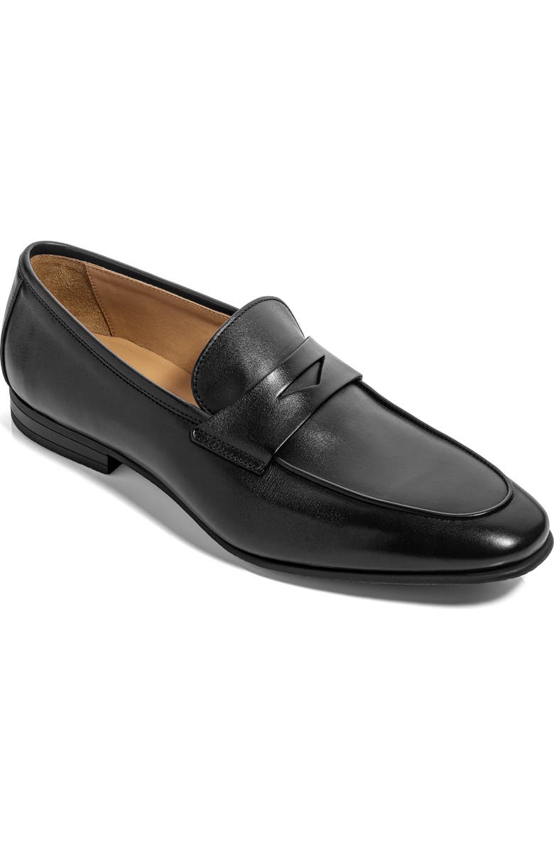 TO BOOT NEW YORK Keats Penny Loafer, Main, color, Black