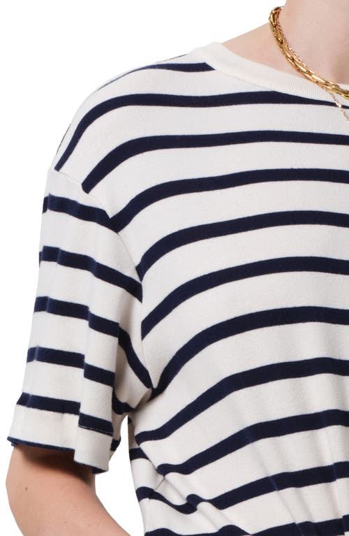 Citizens Of Humanity Goldie Stripe Relaxed Fit T-shirt In Azure Stripe