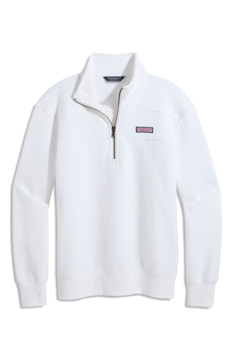 Shep Quarter Zip Pullover, Alternate, color, WHITE CAP
