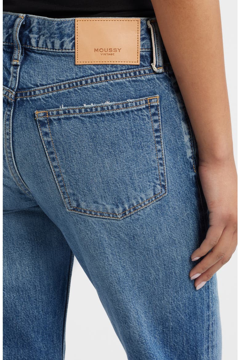 Straight Low Rise Straight Leg Jeans, Alternate, color, BLUE