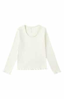 Kids' Ribbed Long Sleeve T-Shirt
