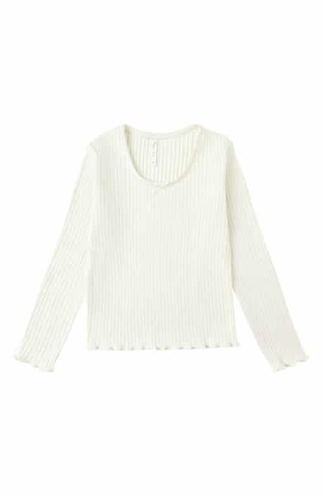 Kids' Ribbed Long Sleeve T-Shirt