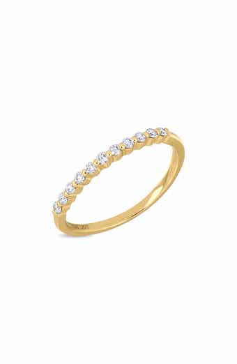 Bony Levy 18K Yellow Gold Diamond Stackable Ring
