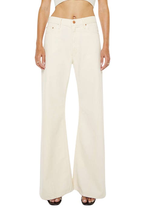 Lemon Twist High Waist Wide Leg Jeans (Natural)