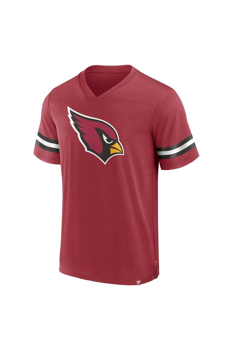 Men's Fanatics Branded  Cardinal Arizona Cardinals Jersey Tackle V-Neck T-Shirt, Alternate, color, Cardinal