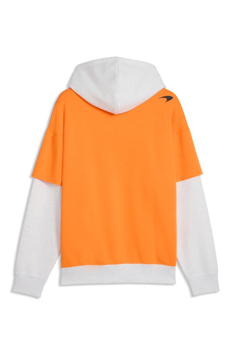 McLaren Layered Graphic Hoodie, Alternate, color, PAPAYA
