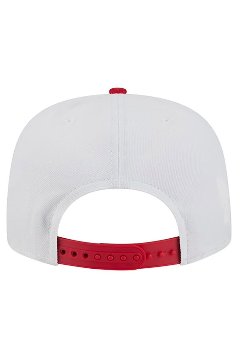 Men's New Era White/Scarlet Nebraska Huskers Retro 2024 Pinstripe Bowl Champions 9FIFTY A-Frame Snapback Hat, Alternate, color, White