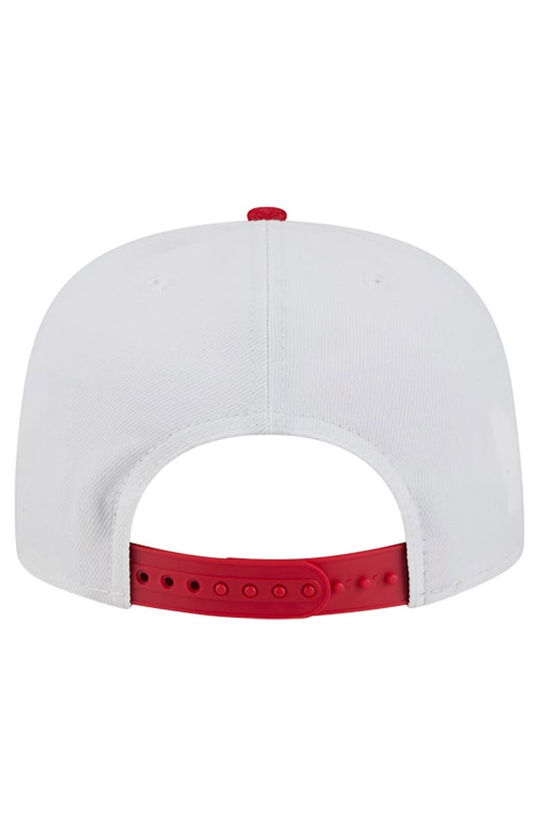 New Era Men's New Era White/Scarlet Nebraska Huskers Retro 2024 Pinstripe Bowl Champions 9FIFTY A-Frame Snapback Hat, Alternate, color, White