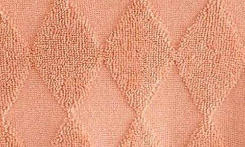 Next Kids' Textured Cotton French Terry Sweatshirt & Shorts Set In Orange