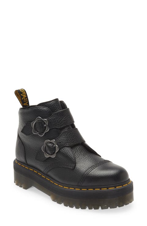 Devon Flower Platform Bootie (Women)