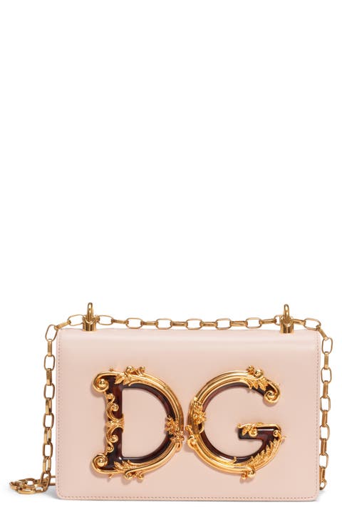 Logo Leather Crossbody Bag