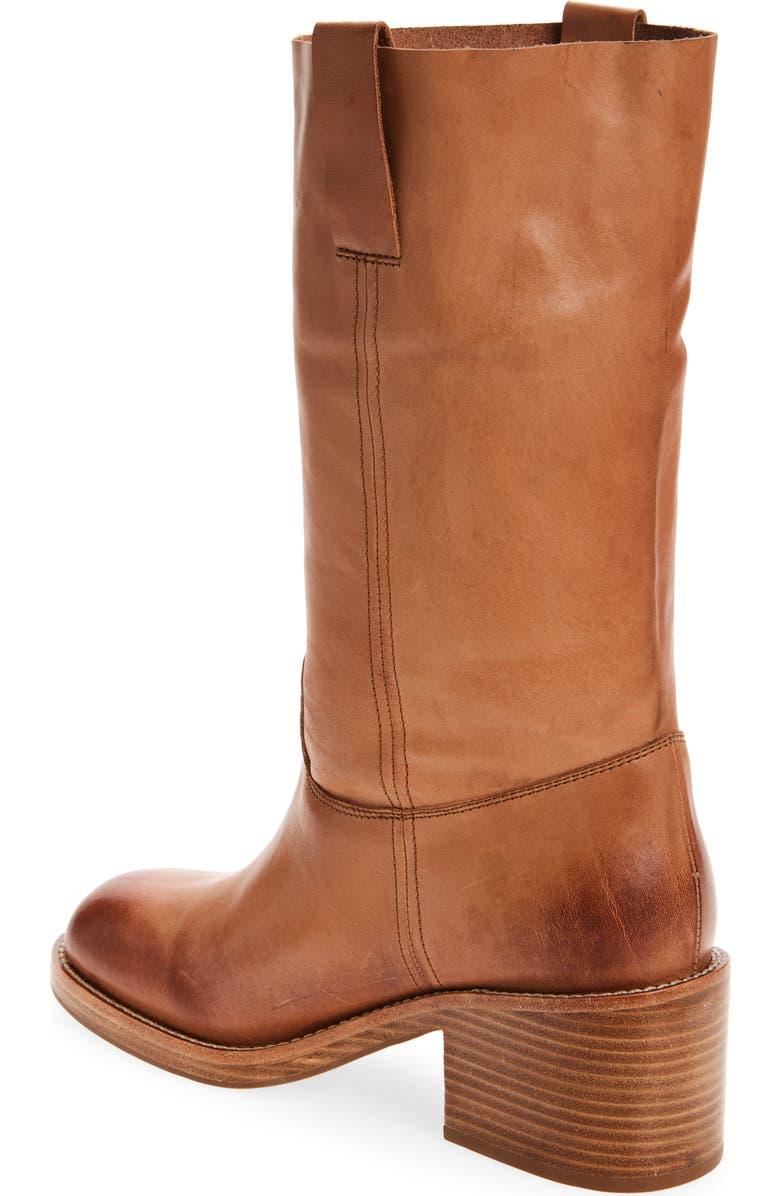 Jeffrey Campbell Camping Western Boot, Alternate, color, Natural Ruboff