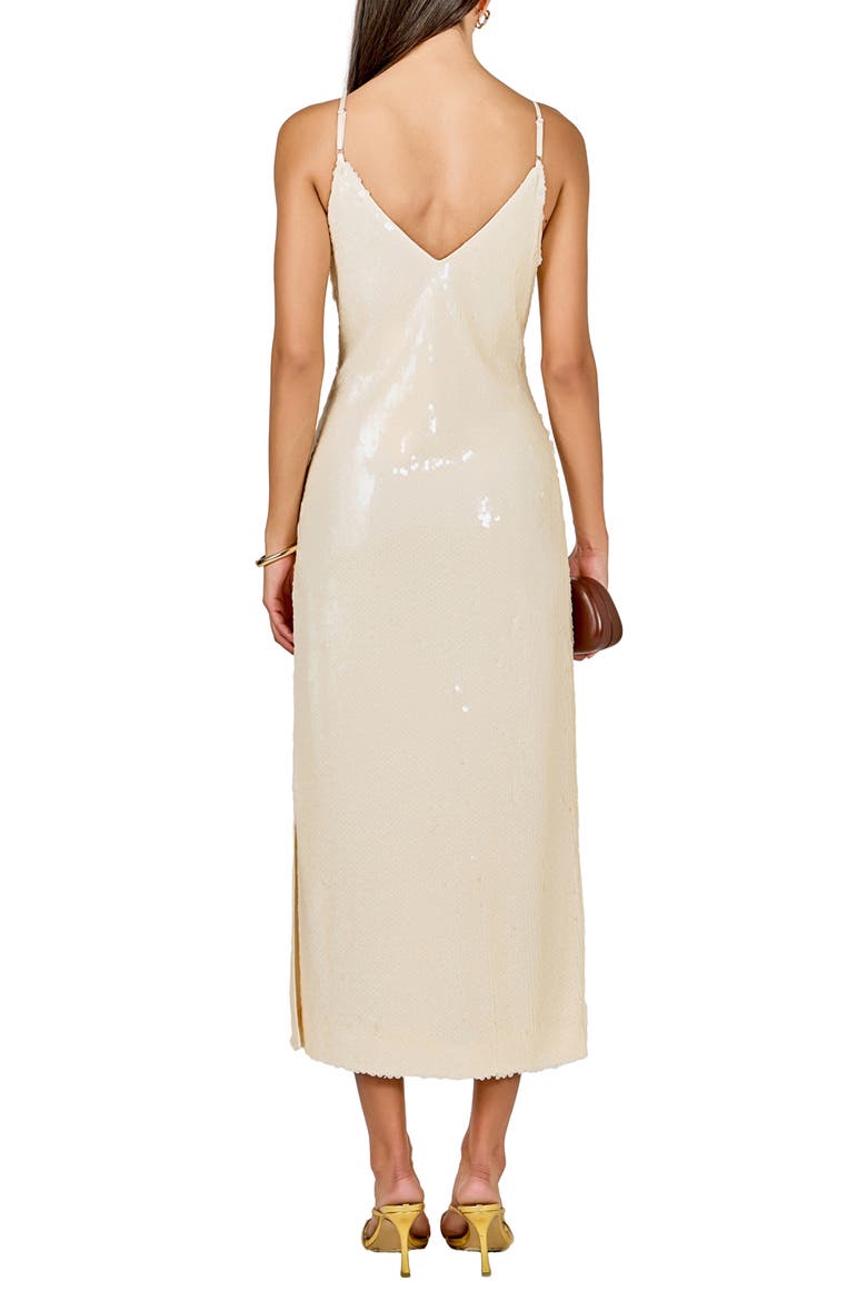 Sequin Slipdress, Alternate, color, IVORY