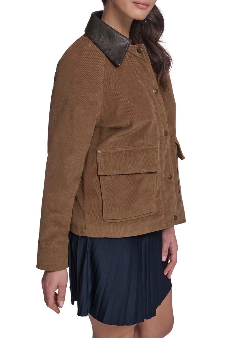 Shorty Barn Coat, Alternate, color, LIGHT BROWN