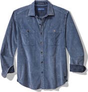 Tommy Bahama Coastline Cord Sun Fade Long Sleeve Button-Up Shirt