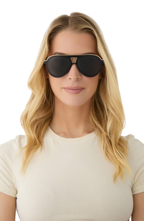 DIFF DIFF TOSCA III 56MM AVIATOR SUNGLASSES 