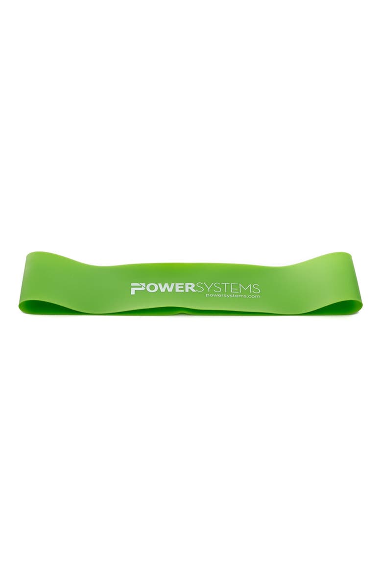 Power system s 9" Mini Versa-Loop Exercise Bands, Workout Bands for Exercise, Main, color, Lime Green
