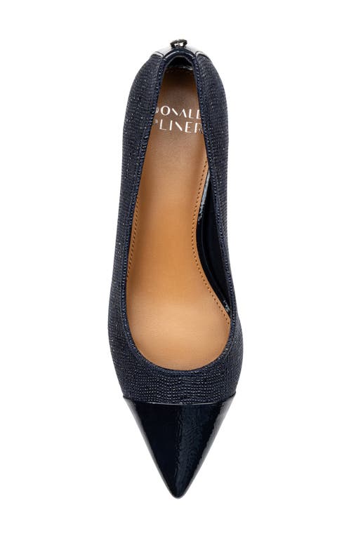 Donald Pliner Cap Toe Pump In Blue
