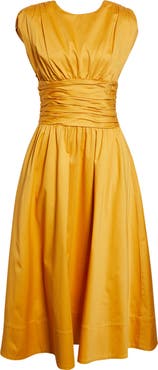 Toccin Evangeline Ruched A-Line Dress