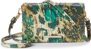 Brahmin Minuette Croc Embossed Leather Crossbody Bag