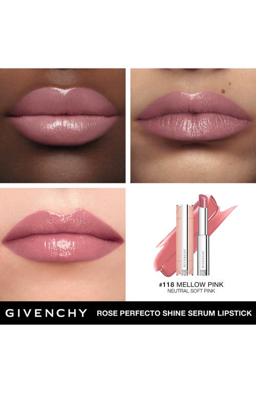 Givenchy Rose Perfecto Shine Serum Lip Oil Stick In N118
