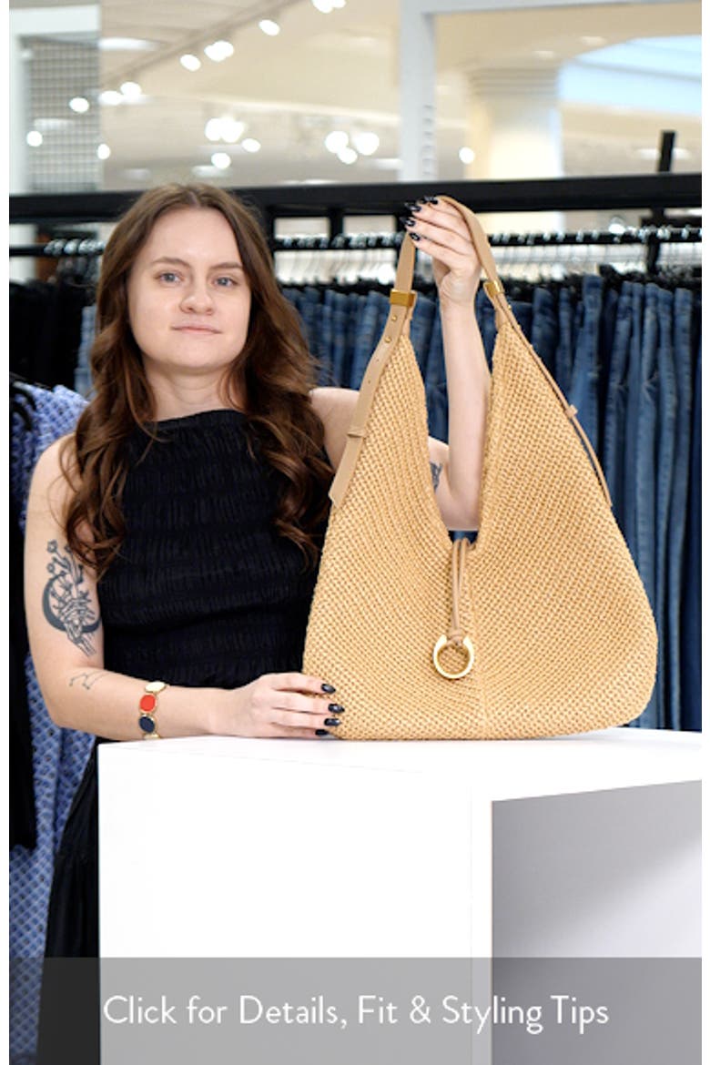 Mercer Raffia Shoulder Bag video