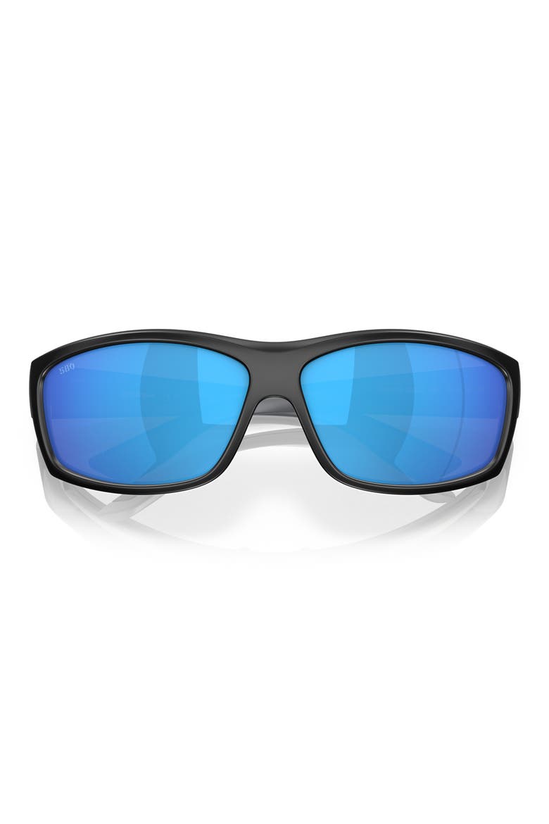 65mm Polarized Sunglasses, Alternate, color, MATTE BLACK