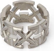 OFF WHITE Men's Arrow Ring