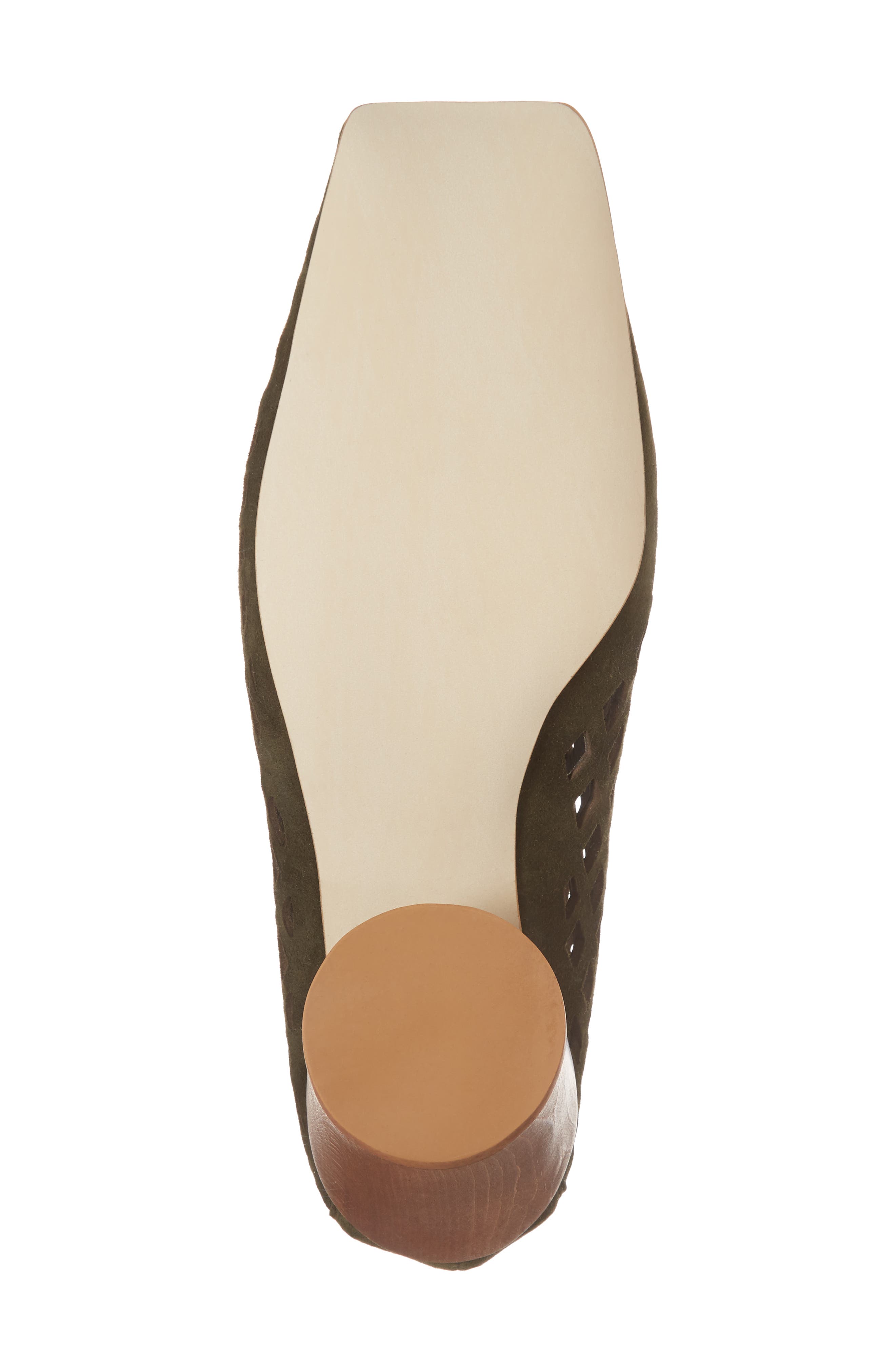 Vanira Vamp Cutout Pump, Alternate, color, KHAKI SUEDE