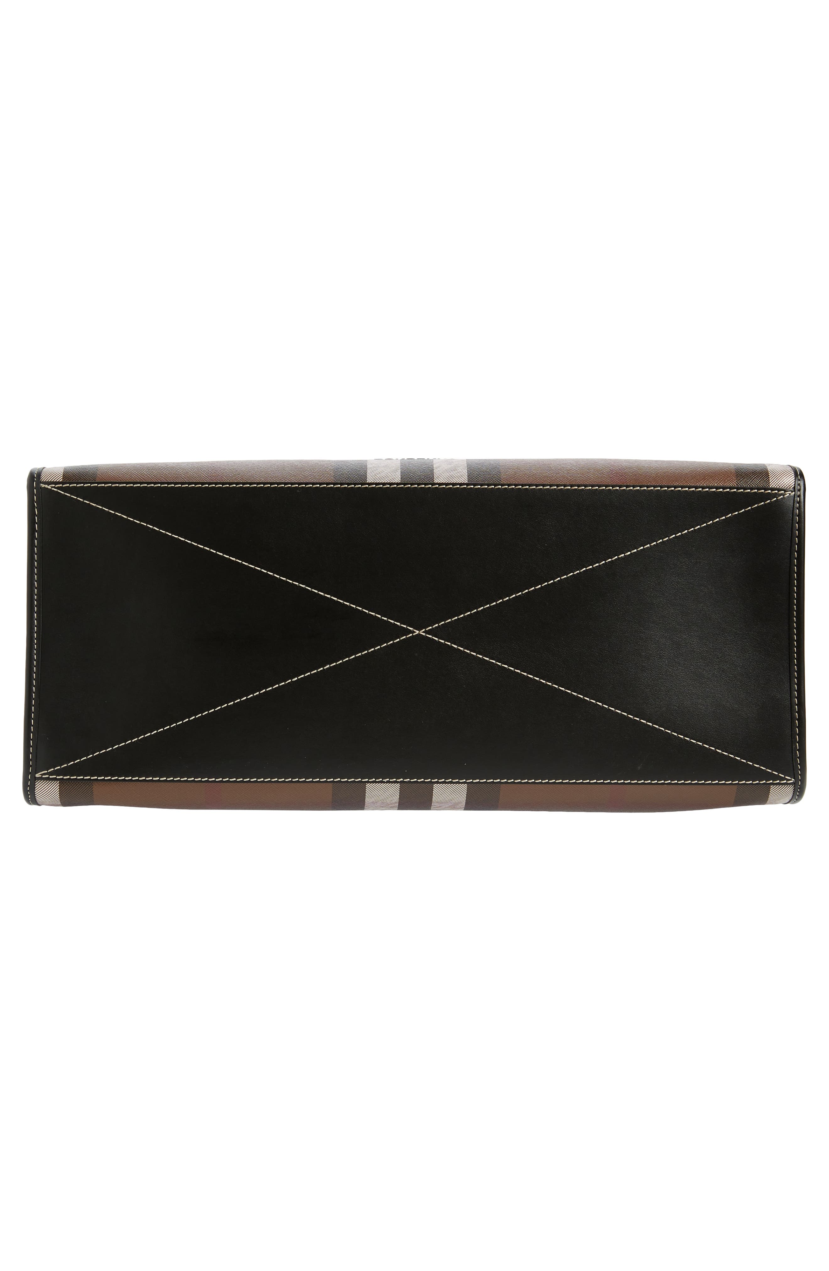 Burberry Denny Check Canvas Tote, Alternate, color, 