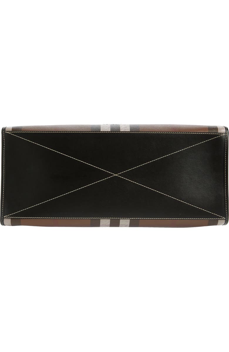 Burberry Denny Check Canvas Tote, Alternate, color,