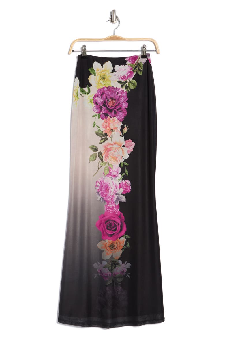 Tegan Print Maxi Skirt, Alternate, color, COLORBLOCK FLORAL