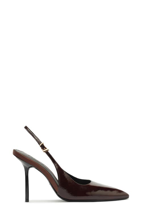 Schutz Leona Slingback Pump In Burgundy