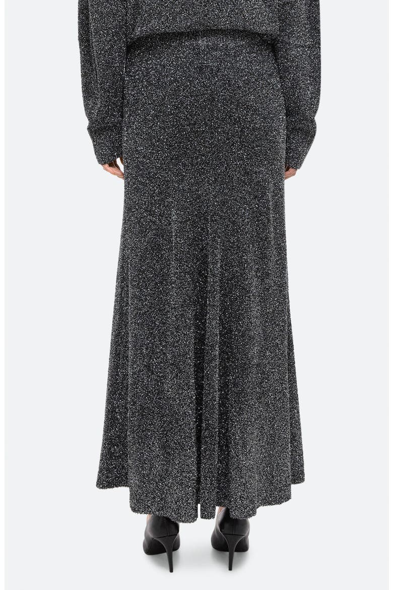 Knit Lurex Skirt, Alternate, color, SILVER - B0K