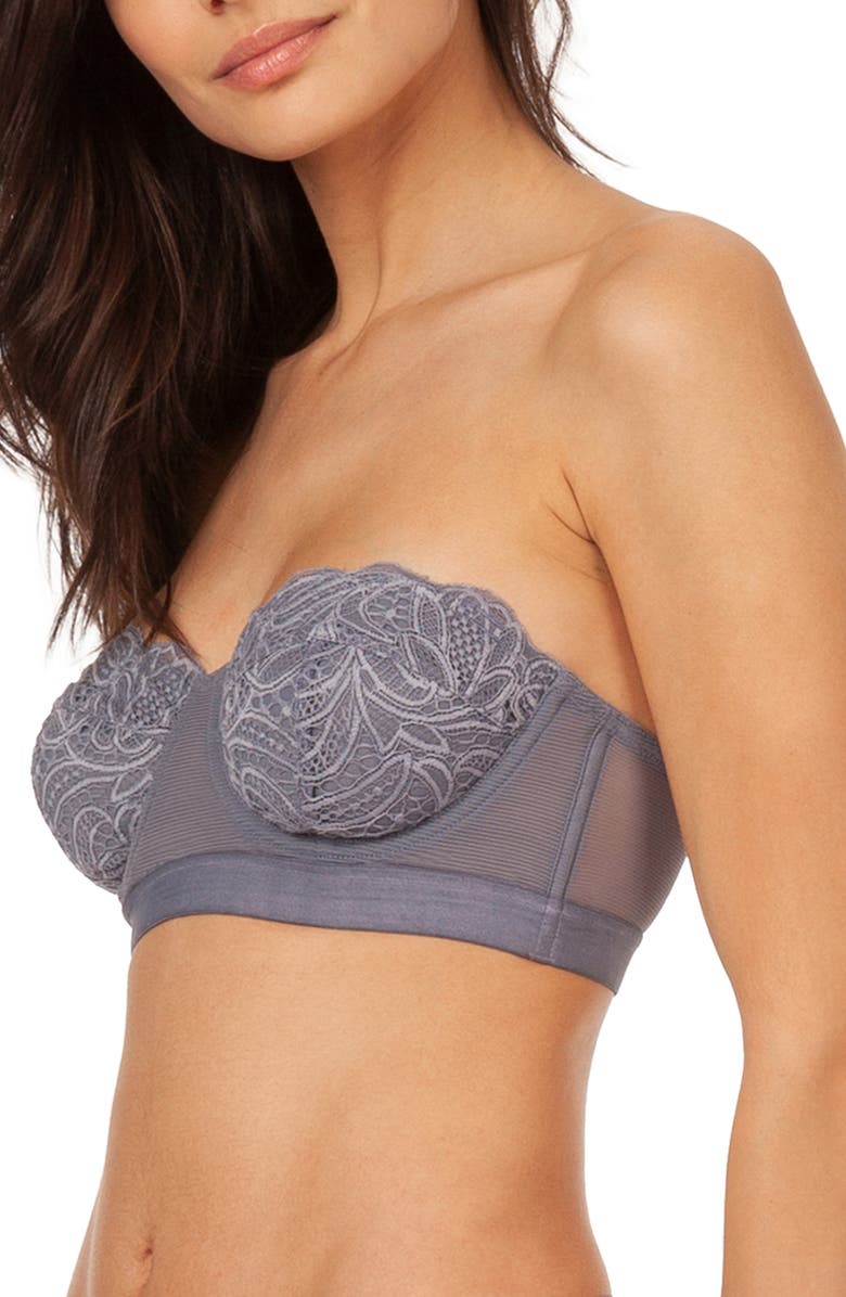 LIVELY The Lace Strapless Bra, Alternate, color, 