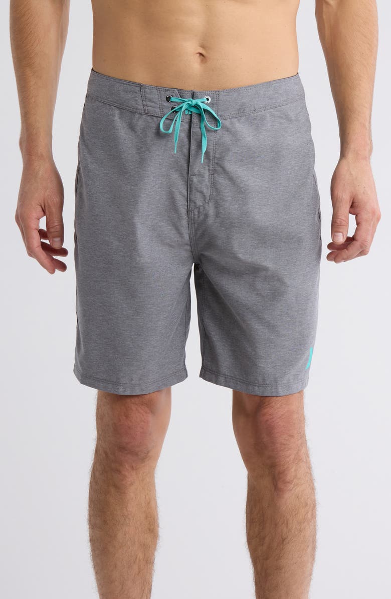 Hurley Crossdye Board Shorts, Main, color, Smoke Grey