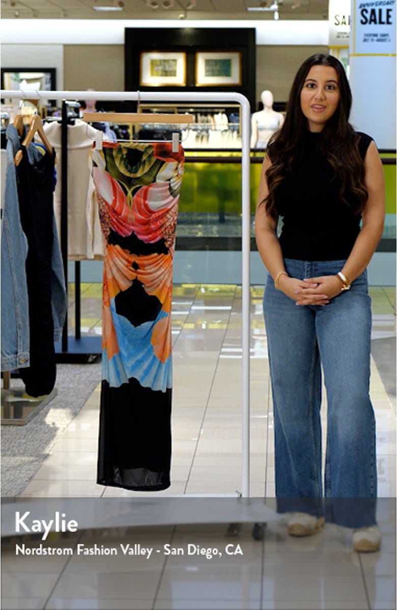 Bevin Mesh Maxi Skirt, sales video thumbnail