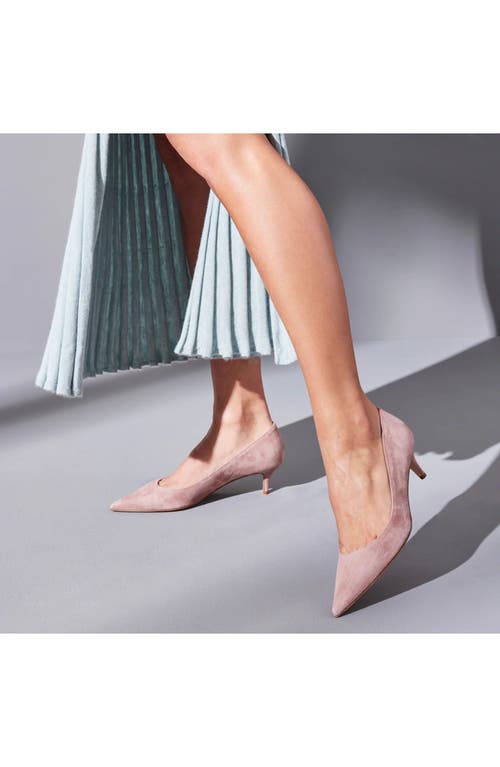 Marion Parke Classic Pump 45 Suede In Red