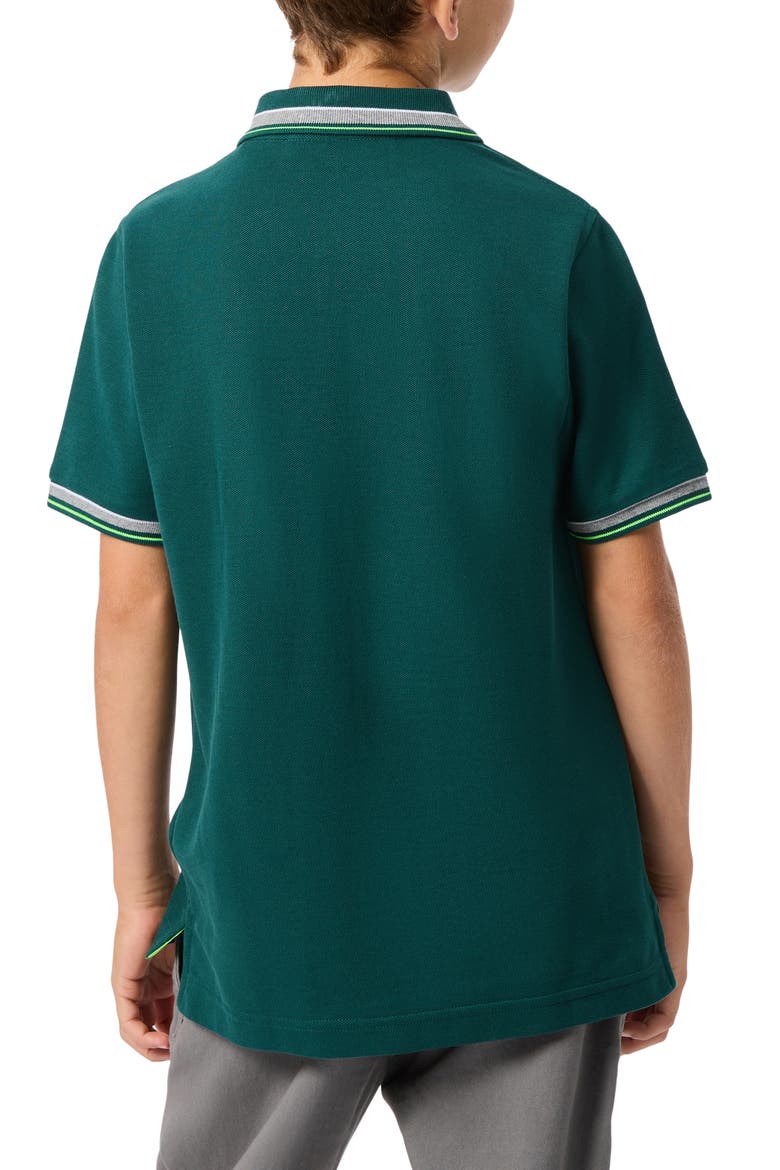 Kids' Rockport Pique Polo, Alternate, color, SEA MOSS