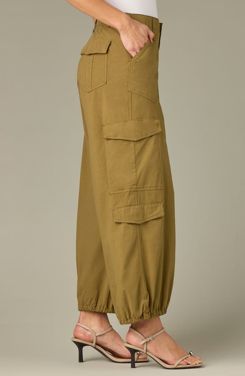 Wit & Wisdom Skyrise High Waist Wide Leg Utility Pants, Alternate, color, Golden Olive