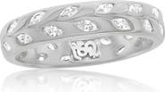 SUZY LEVIAN Cubic Zirconia Leaf Band Ring