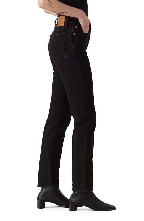 Levi's Wedgie High Waist Slim Jeans In Black